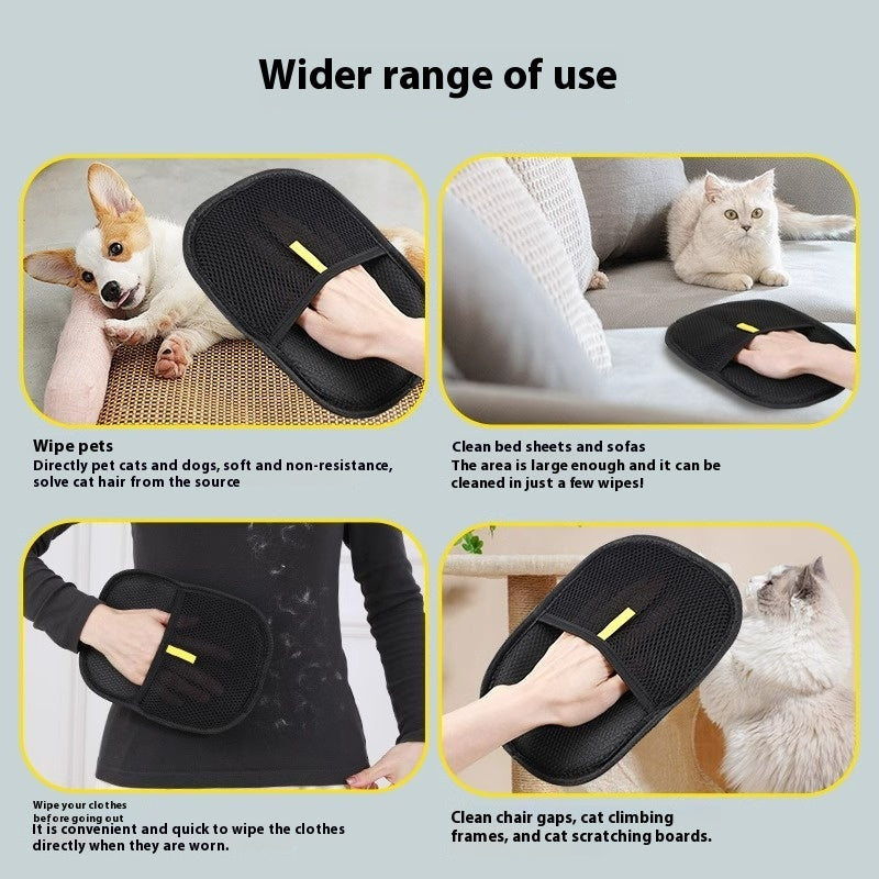 Zorqeli Complete Pet Hair Removal Kit — Deshedding Glove + Sticky Lint Roller